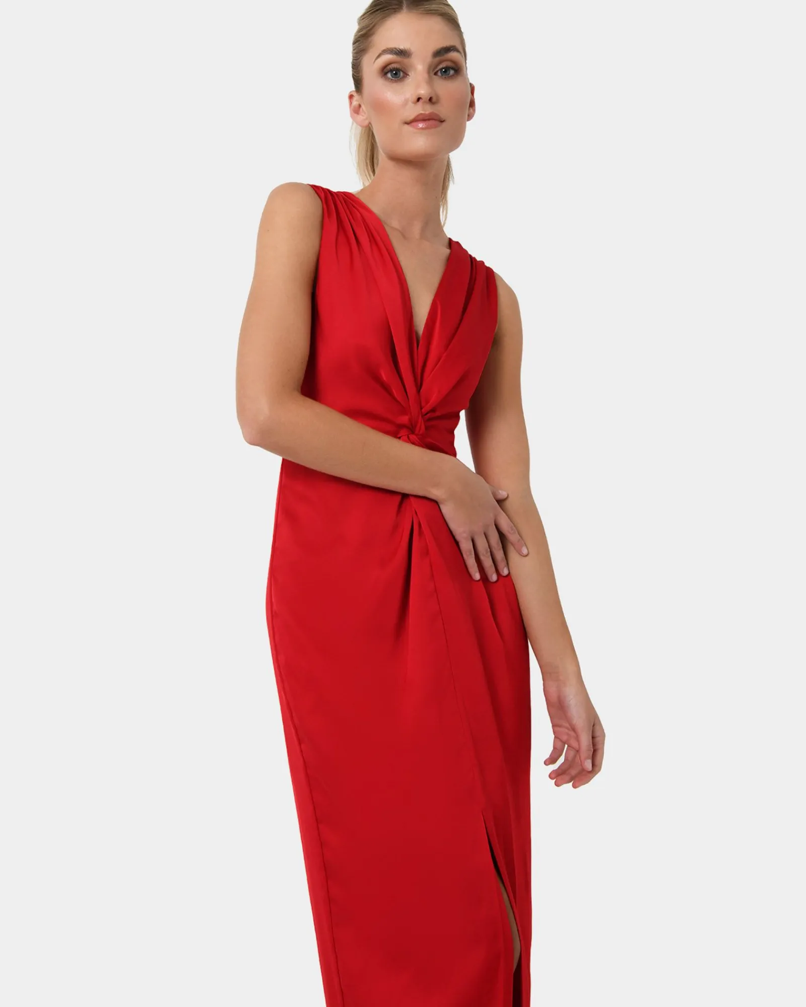 Forcast Mimi Front Twist Dress* Maxi Dresses|Maxi Dresses