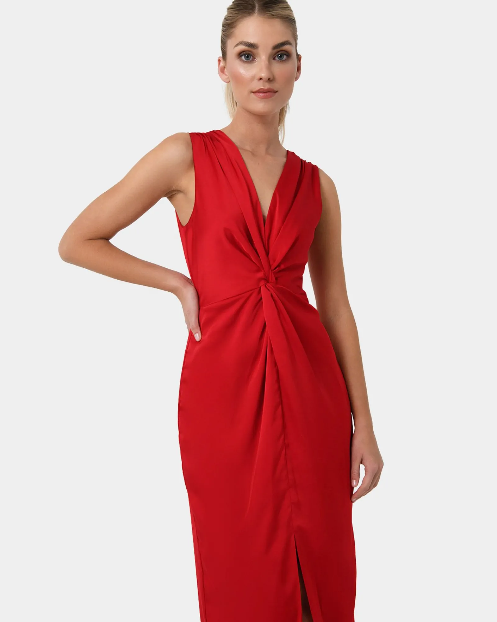 Forcast Mimi Front Twist Dress* Maxi Dresses|Maxi Dresses