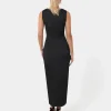 Forcast Mimi Front Twist Dress* Black Dresses|Black Dresses