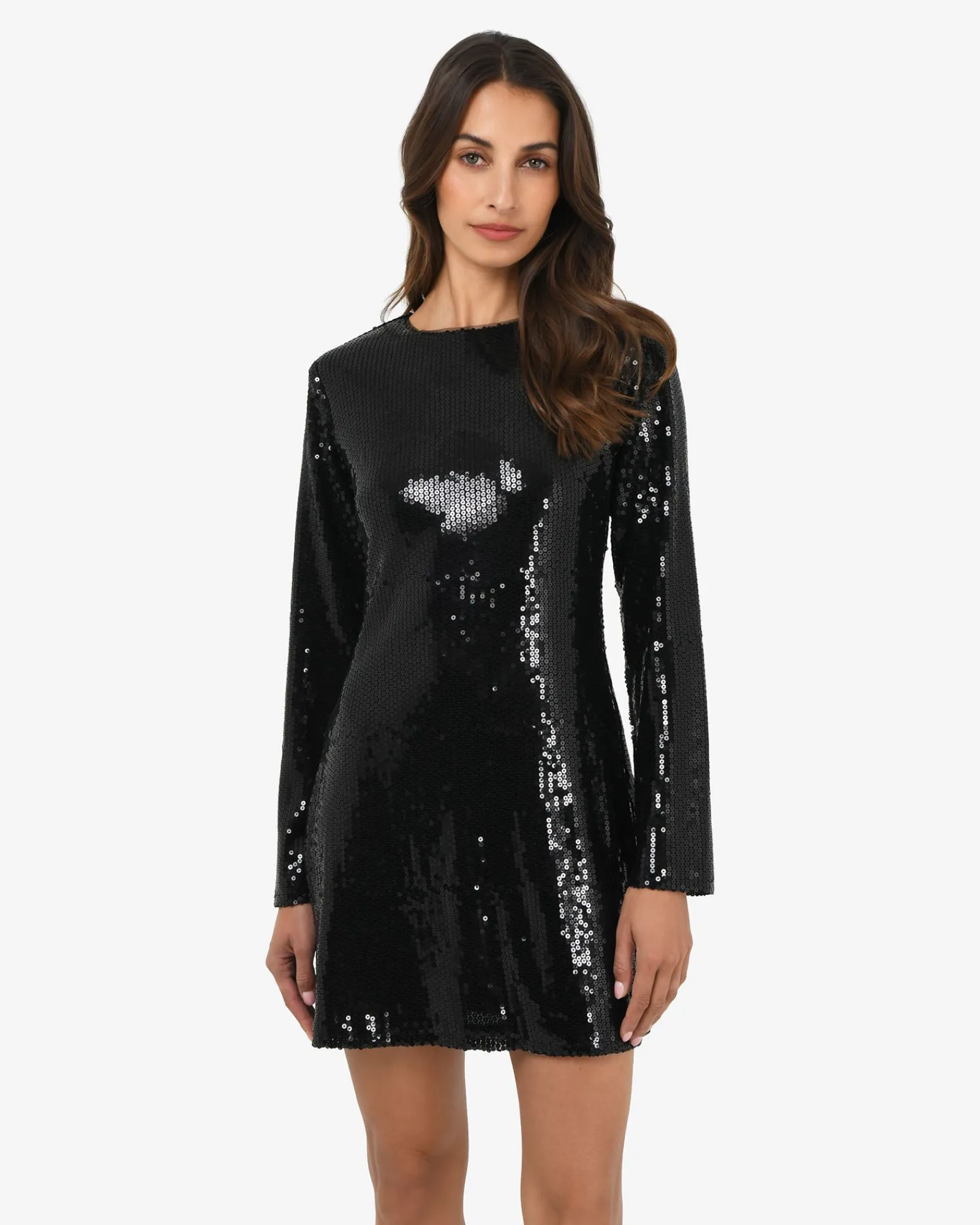 Forcast Mimi Shift Sequin Dress* Mini Dresses|Mini Dresses