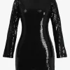 Forcast Mimi Shift Sequin Dress* Mini Dresses|Mini Dresses