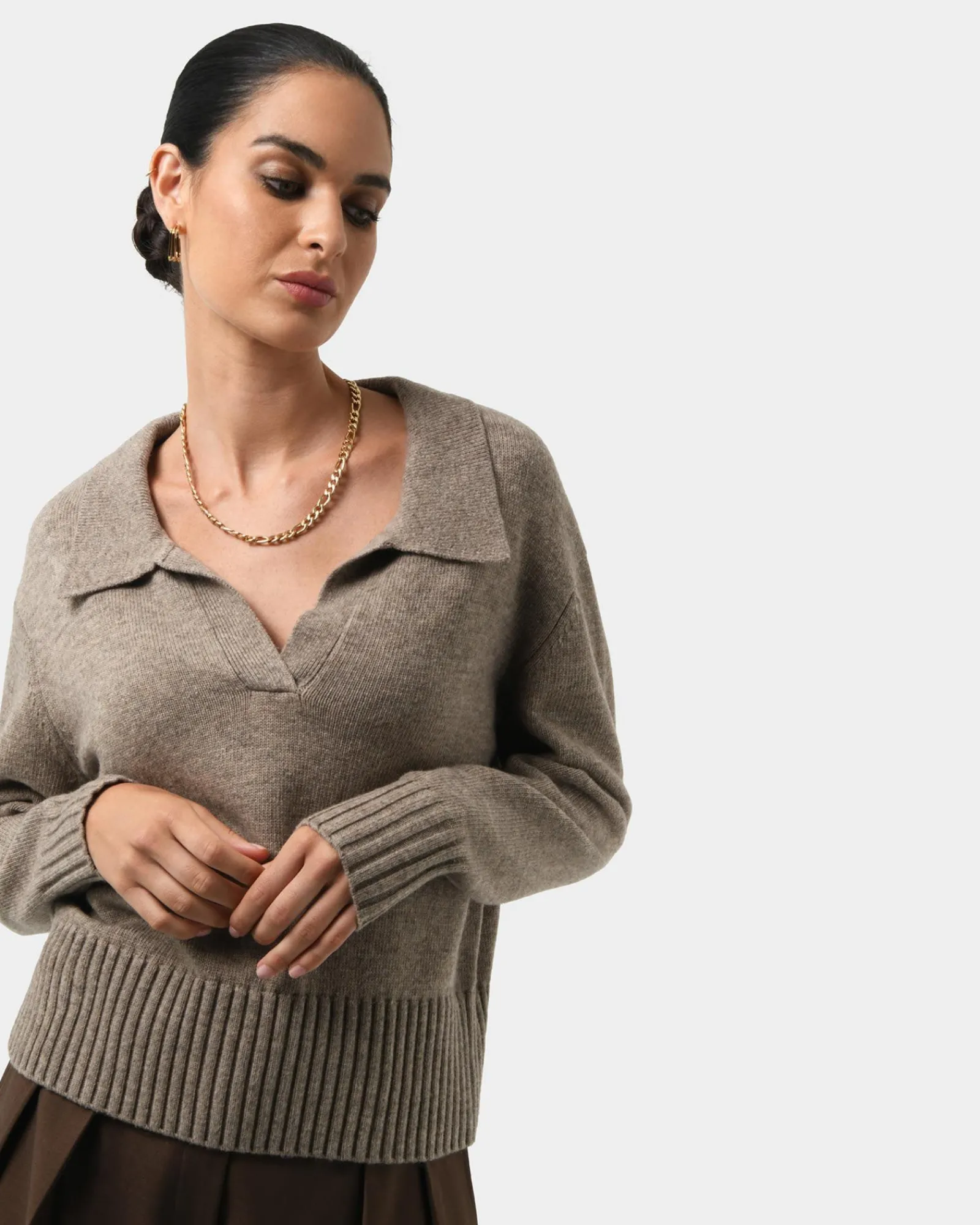 Forcast Mina Wool Blend Knit* T-Shirts & Tops|Long Sleeve Tops