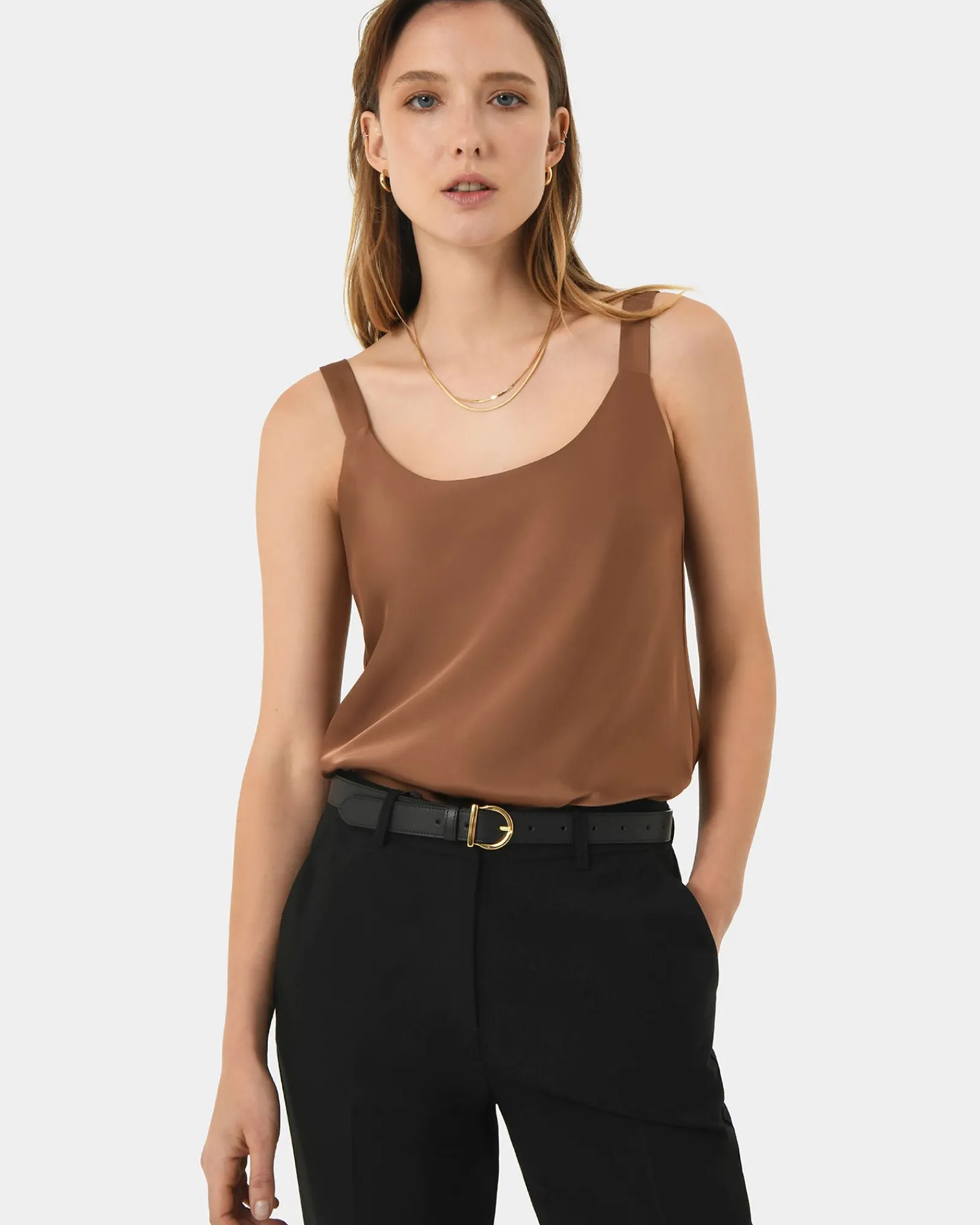 Forcast Morroco 2 Leather Belt* Belts