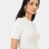 Forcast Murphy Crop Knit Top* T-Shirts & Tops|Work Tops