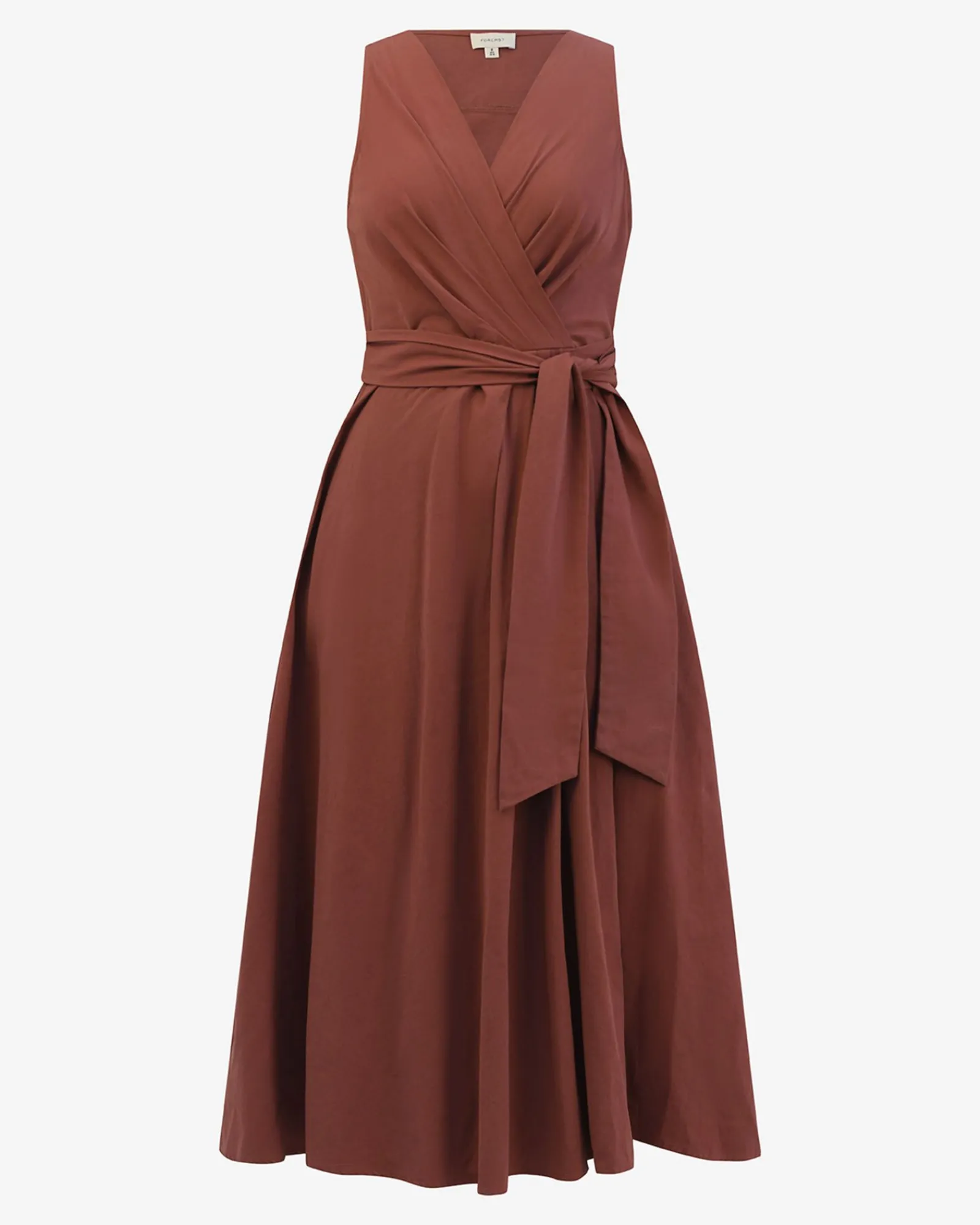 Forcast Nattai Crossover Dress* Conscious|Midi Dresses