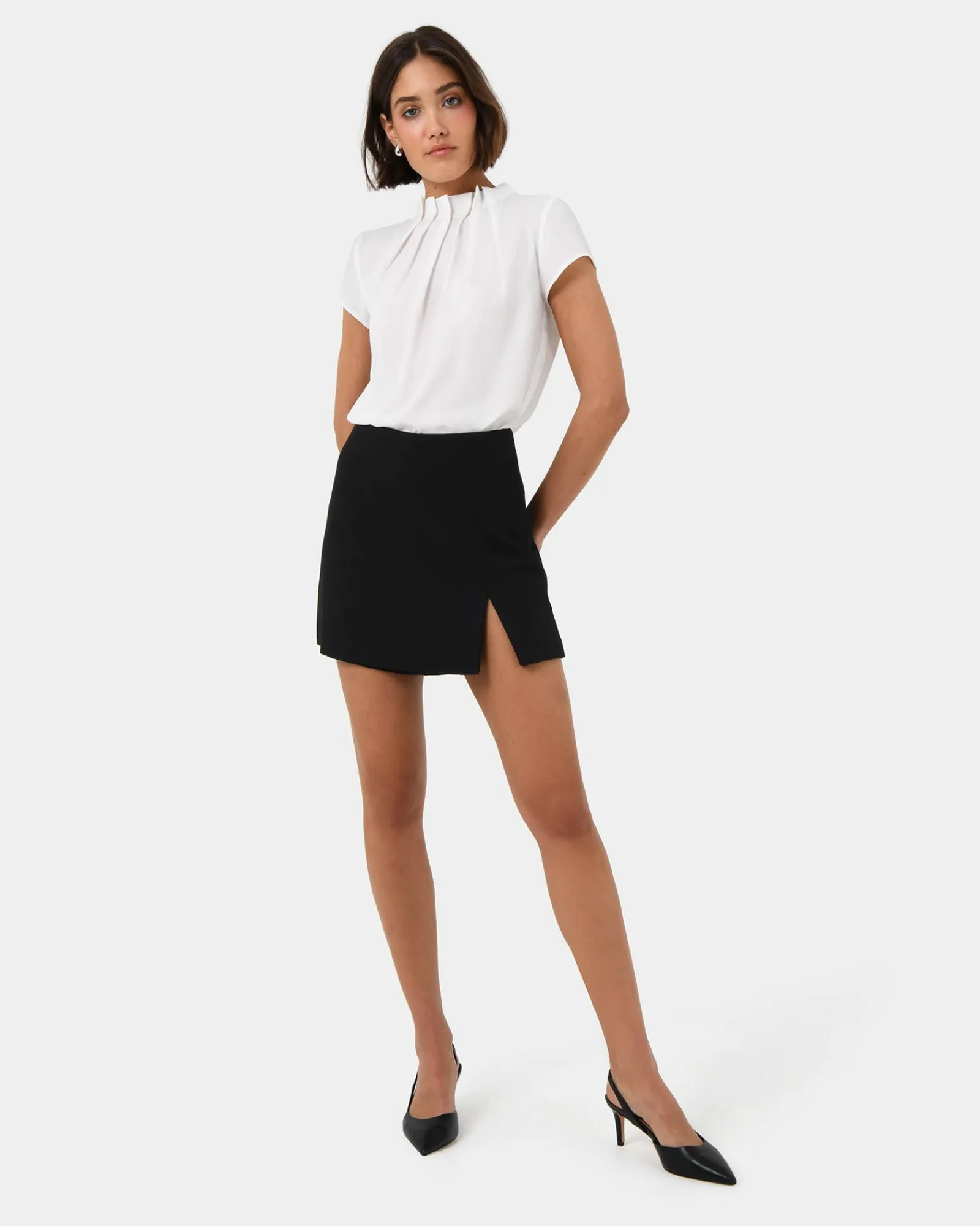 Forcast Nella Mini Skort* Shorts|Mini Skirts