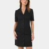 Forcast Nia Button Linen Dress* Conscious|Mini Dresses