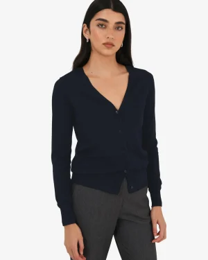 Forcast Nicolette V-neck Knit Cardigan* T-Shirts & Tops|Long Sleeve Tops