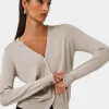 Forcast Nicolette V-neck Knit Cardigan* T-Shirts & Tops|Long Sleeve Tops
