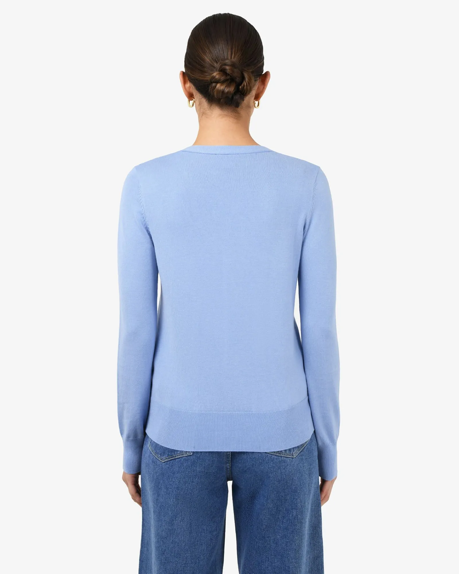 Forcast Nicolette V-neck Knit Cardigan* Long Sleeve Tops|Work Tops