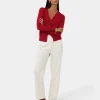 Forcast Nicolette V-neck Knit Cardigan* Long Sleeve Tops|Work Tops
