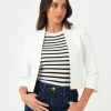 Forcast Nikki Collarless Crop Jacket* Jackets & Blazers|Matching Sets