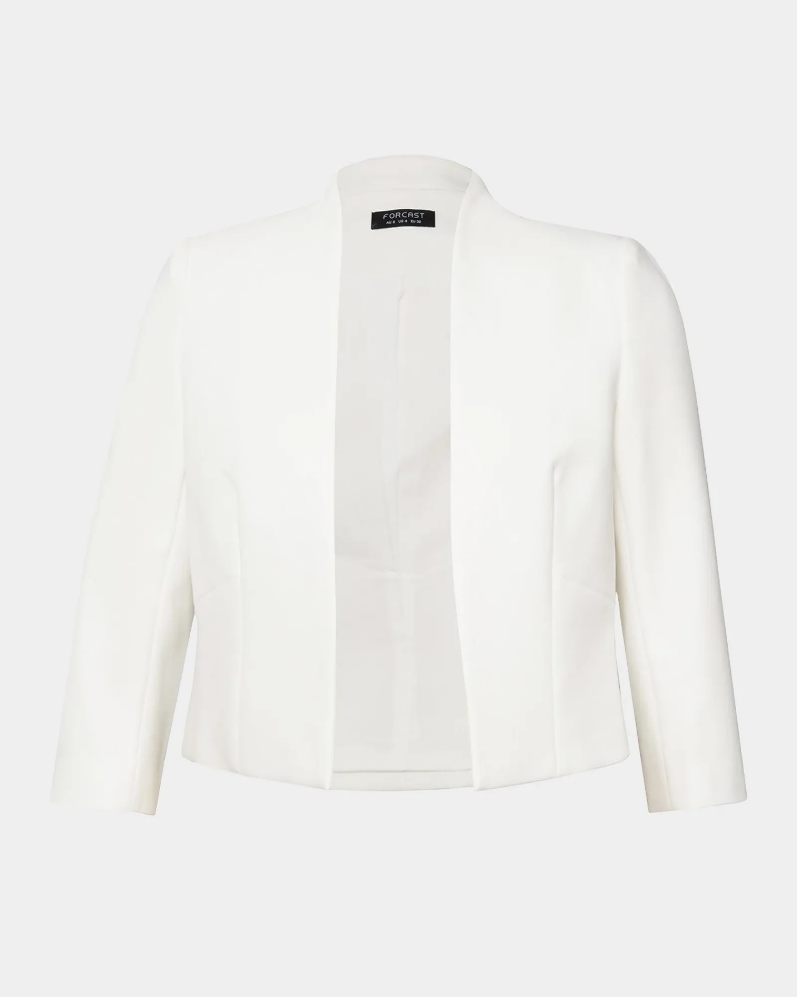 Forcast Nikki Collarless Crop Jacket* Jackets & Blazers|Matching Sets