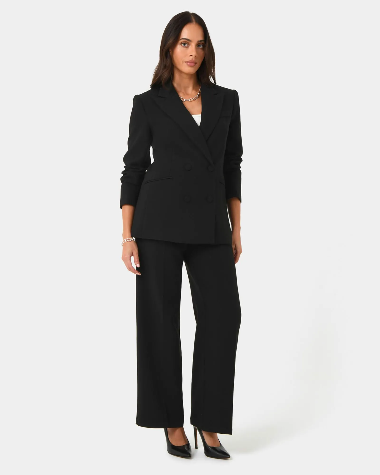 Forcast Nikki Double Breasted Blazer* Jackets & Blazers|Matching Sets