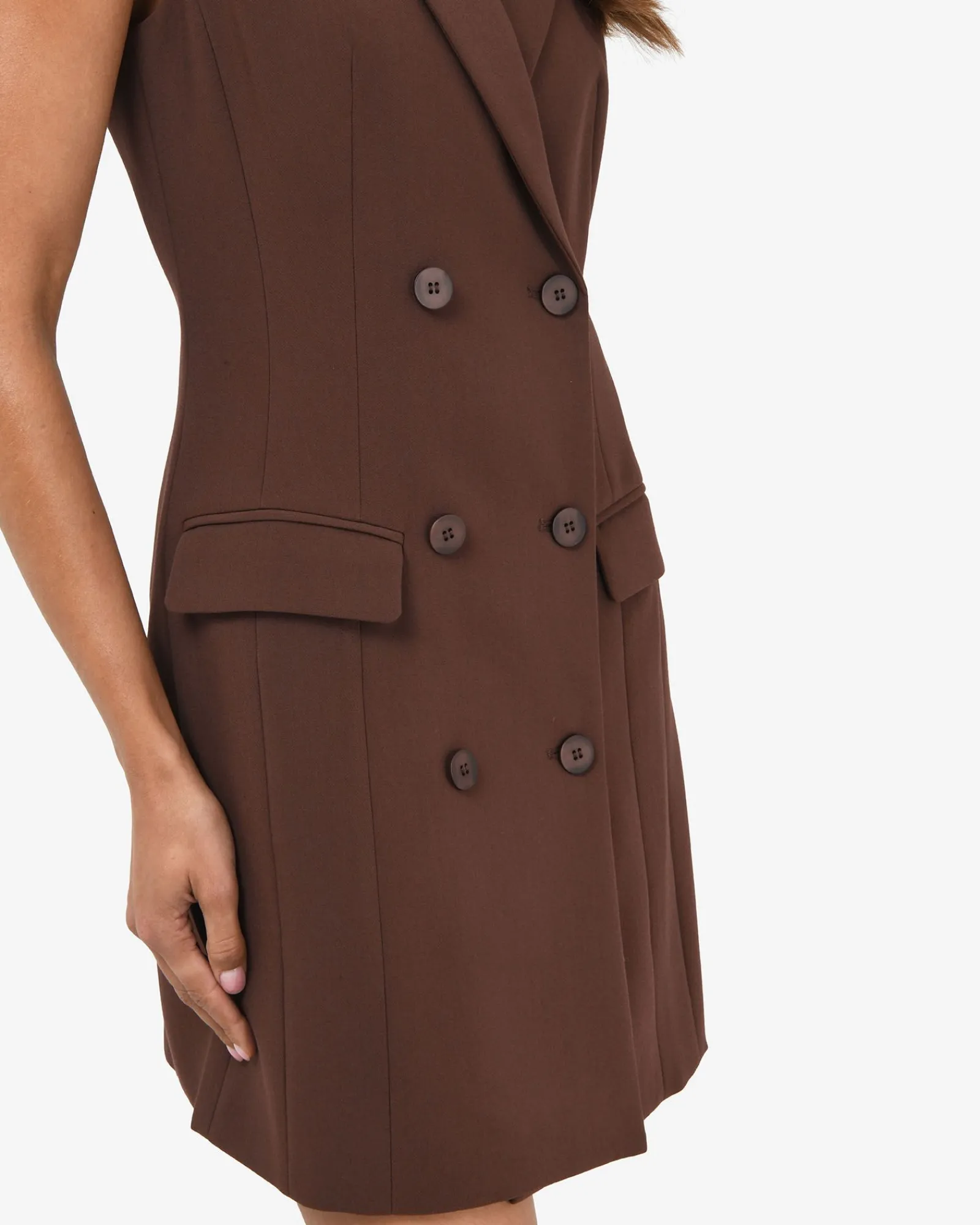 Forcast Nikki Double Breasted Dress* Mini Dresses|Mini Dresses