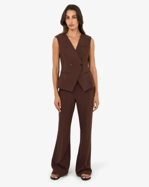 Forcast Nikki Flared Leg Pants* High-Waisted Pants|Work Pants