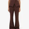 Forcast Nikki Flared Leg Pants* High-Waisted Pants|Work Pants