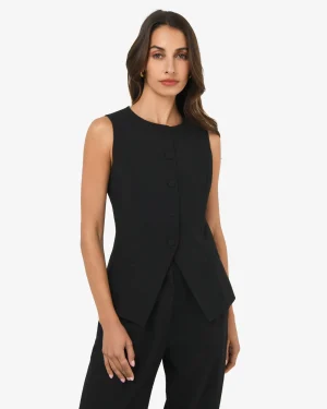 Forcast Nikki Longline Vest* T-Shirts & Tops|Work Tops