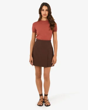 Forcast Nikki Mini Wrap Skirt* Mini Skirts|Work Skirts