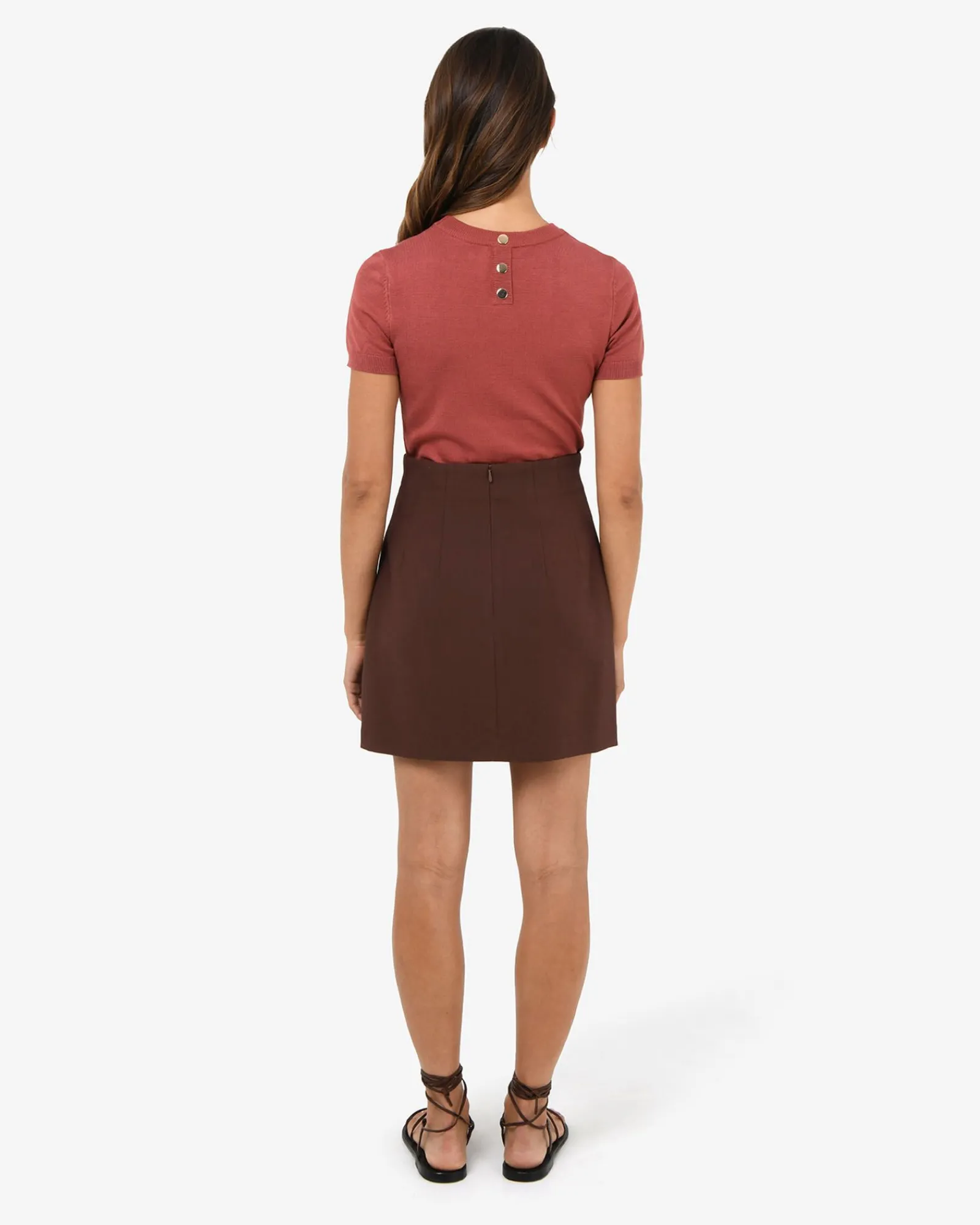 Forcast Nikki Mini Wrap Skirt* Mini Skirts|Work Skirts