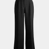 Forcast Nikki Tailored Elastic Pants* High-Waisted Pants|Wide-Leg Pants