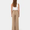 Forcast Nikki Tailored Elastic Pants* High-Waisted Pants|Wide-Leg Pants