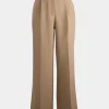 Forcast Nikki Tailored Elastic Pants* High-Waisted Pants|Wide-Leg Pants