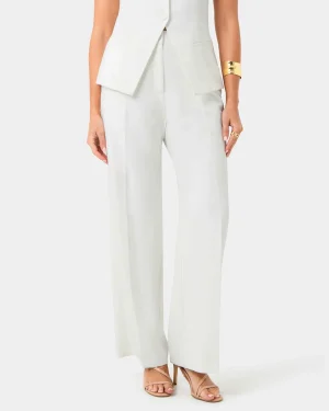 Forcast Nikki Tailored Pants* High-Waisted Pants|Straight Leg Pants