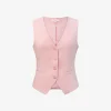 Forcast Nikki Tailored Waistcoat* Work Tops|Vests & Waistcoats