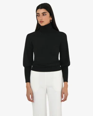 Forcast Nolan High Neck Knit* T-Shirts & Tops|Long Sleeve Tops