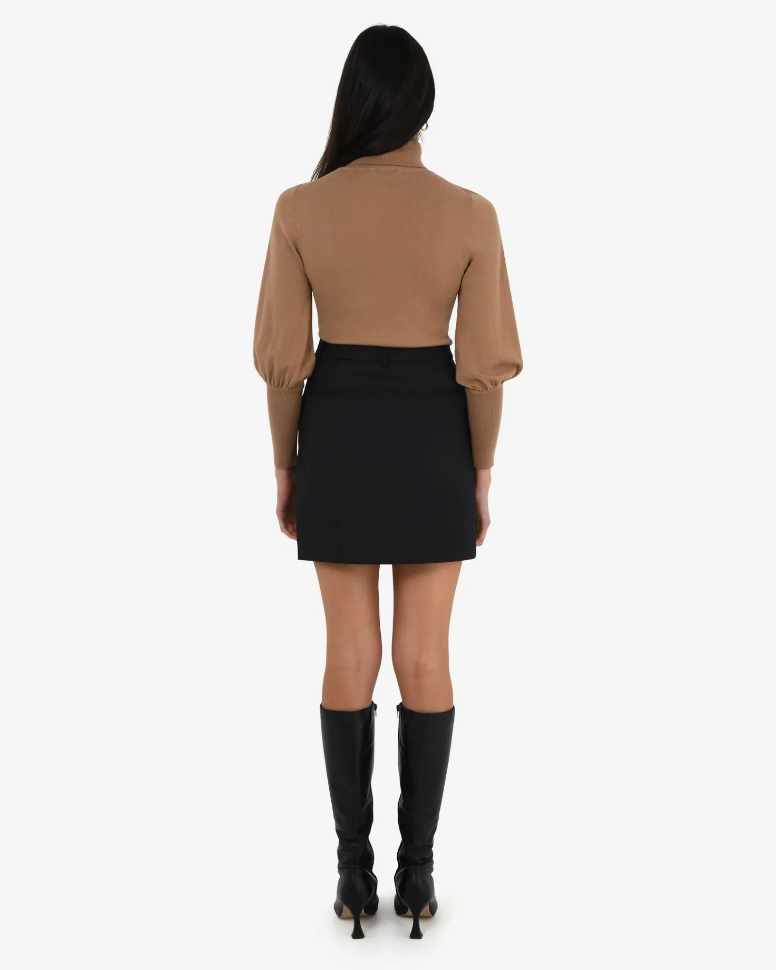 Forcast Nolan High Neck Knit* T-Shirts & Tops|Long Sleeve Tops