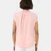 Forcast Olivia Pleated High Neck Top* T-Shirts & Tops|Work Tops