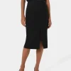 Forcast Orlanda Front Slit Skirt* Midi & Maxi Skirts|Work Skirts