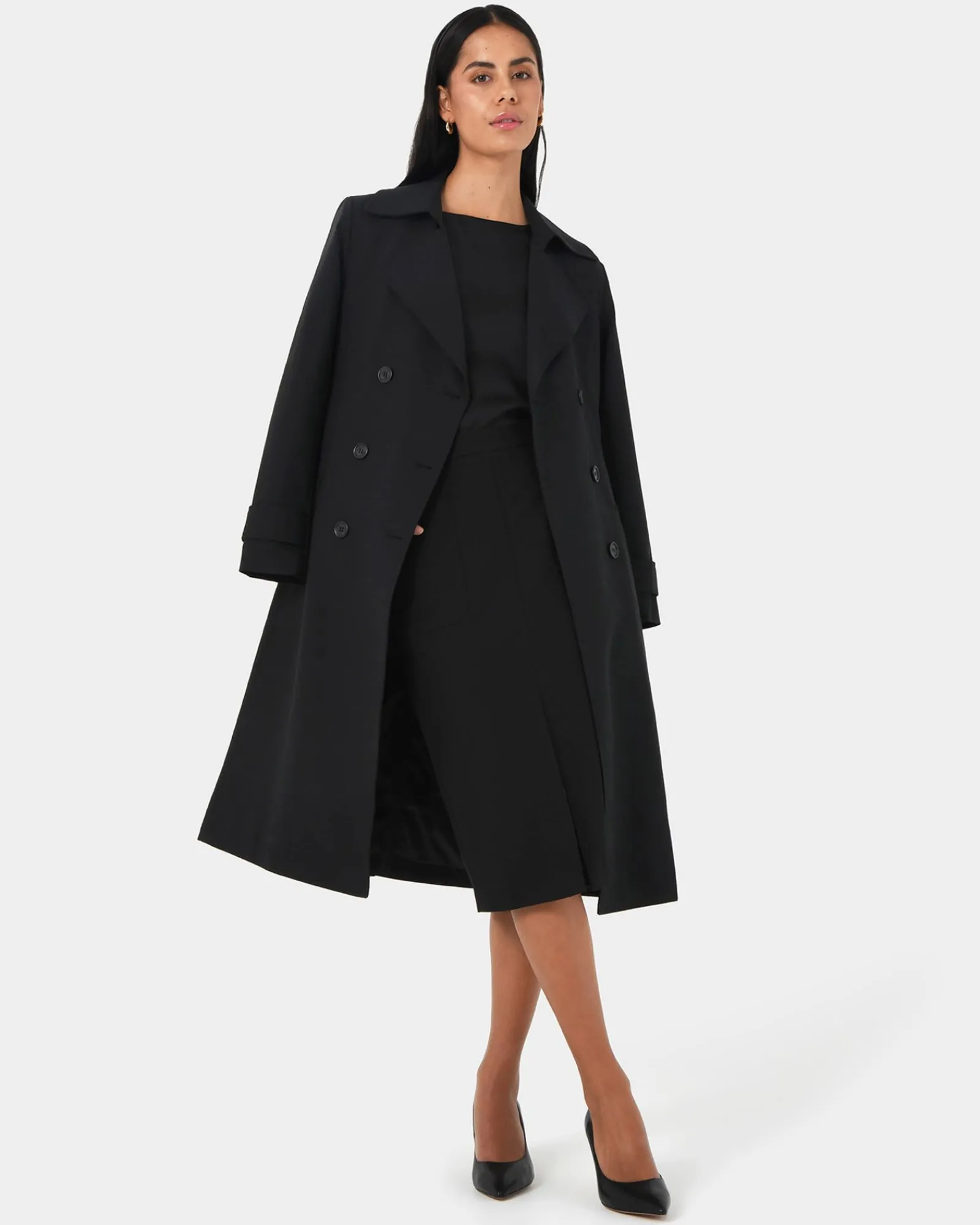 Forcast Orlanda Front Slit Skirt* Midi & Maxi Skirts|Work Skirts