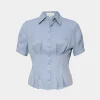 Forcast Paige Short Sleeve Blouse* Shirts & Blouses|Work Tops