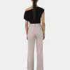 Forcast Perry Linen Tailored Pants* High-Waisted Pants|Straight Leg Pants