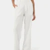 Forcast Perry Linen Tailored Pants* High-Waisted Pants|Straight Leg Pants