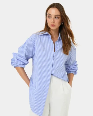 Forcast Piper Stripe Shirt* Long Sleeve Tops|Shirts & Blouses