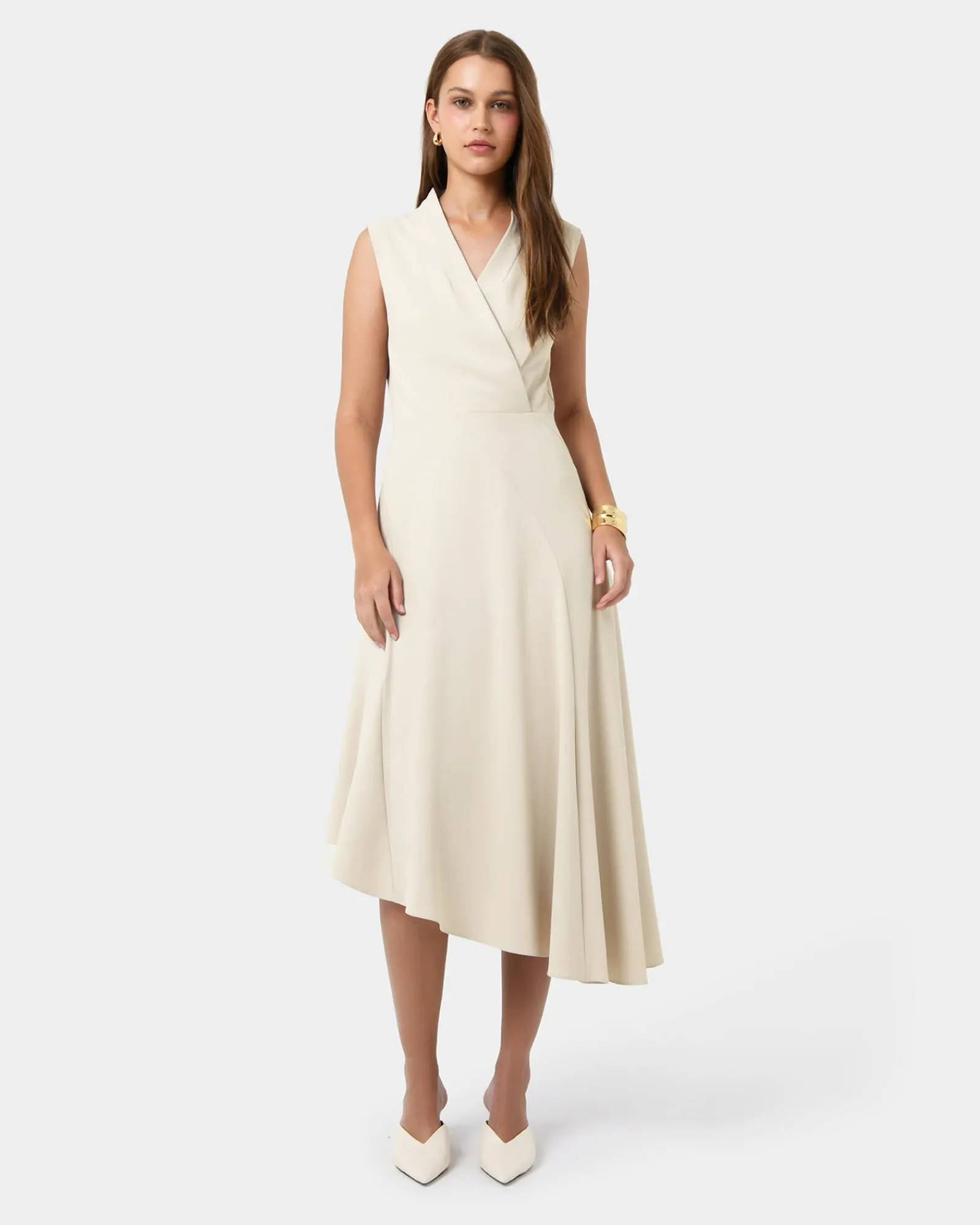 Forcast Polly Bias Midi Dress* Midi Dresses|Midi Dresses
