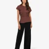 Forcast Pricilla Draped Top* T-Shirts & Tops|Work Tops