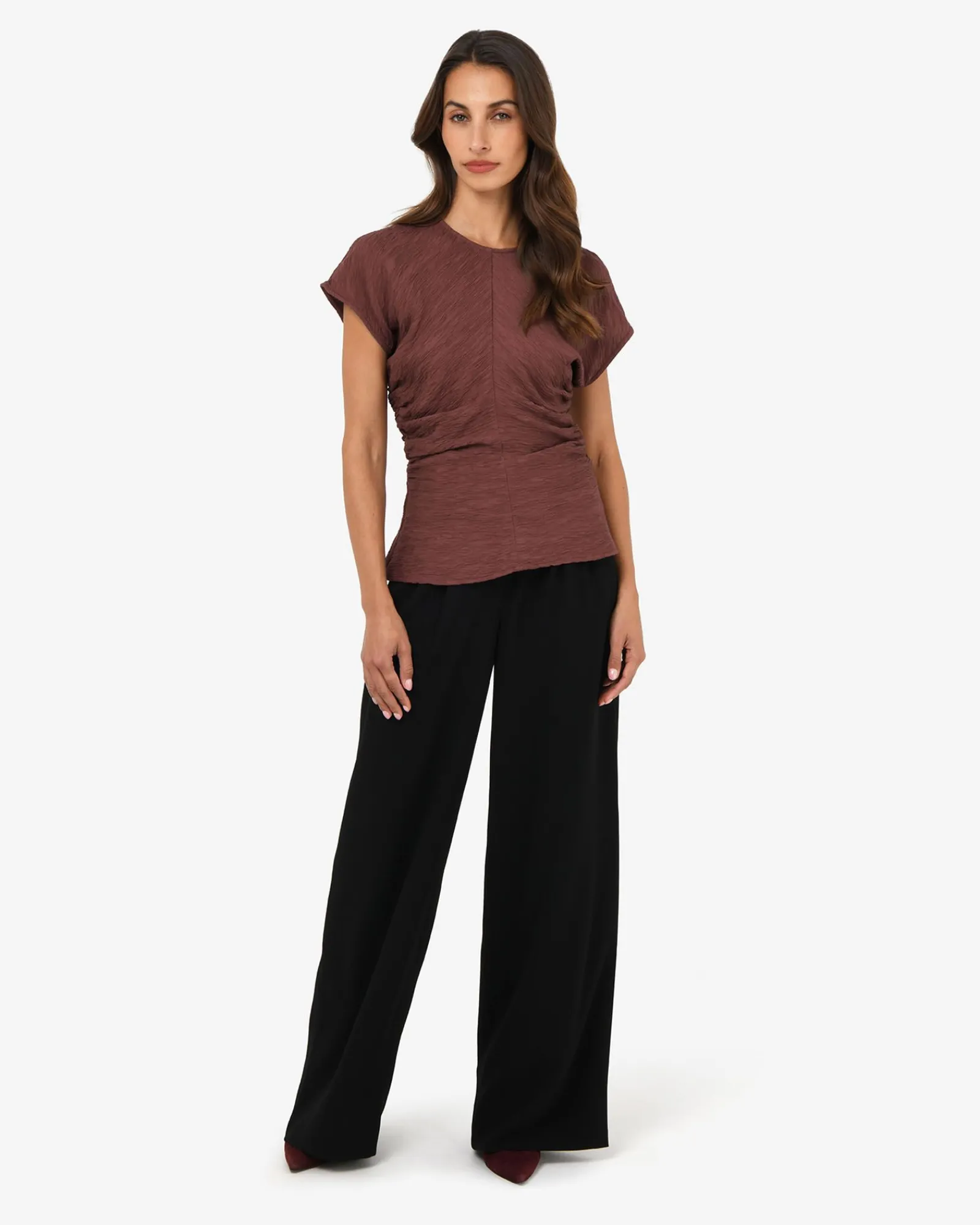 Forcast Pricilla Draped Top* T-Shirts & Tops|Work Tops