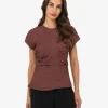 Forcast Pricilla Draped Top* T-Shirts & Tops|Work Tops