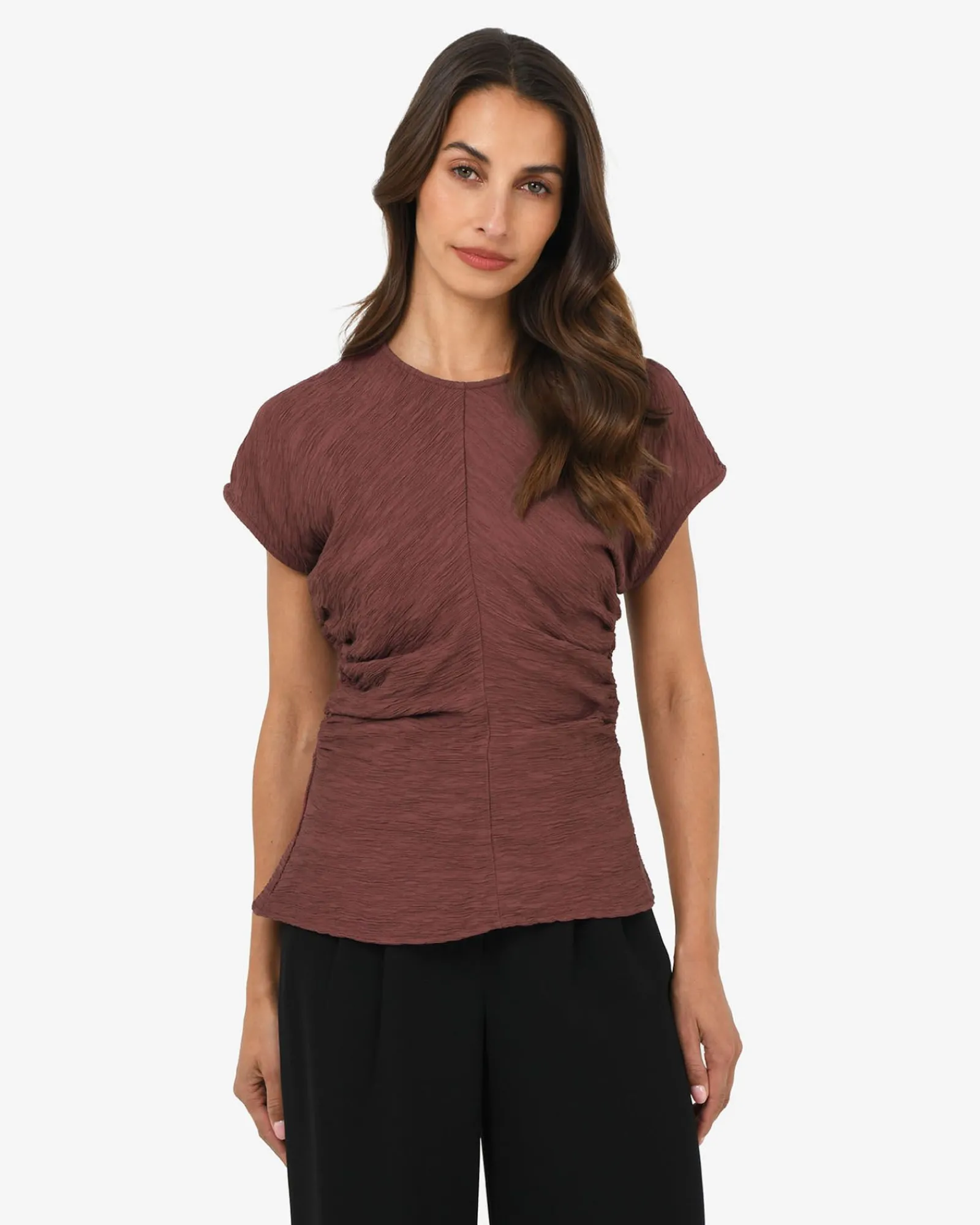 Forcast Pricilla Draped Top* T-Shirts & Tops|Work Tops