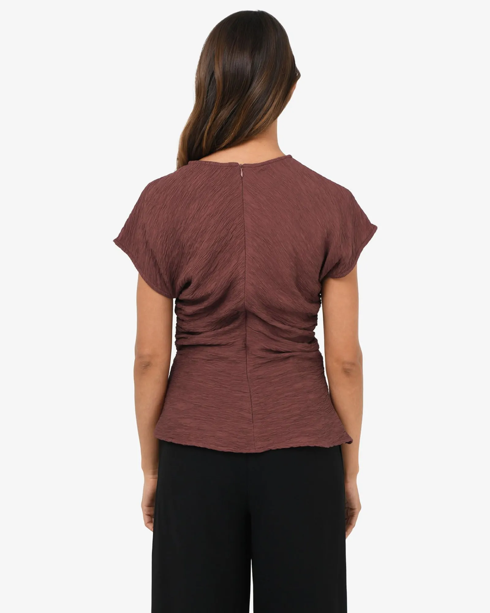 Forcast Pricilla Draped Top* T-Shirts & Tops|Work Tops