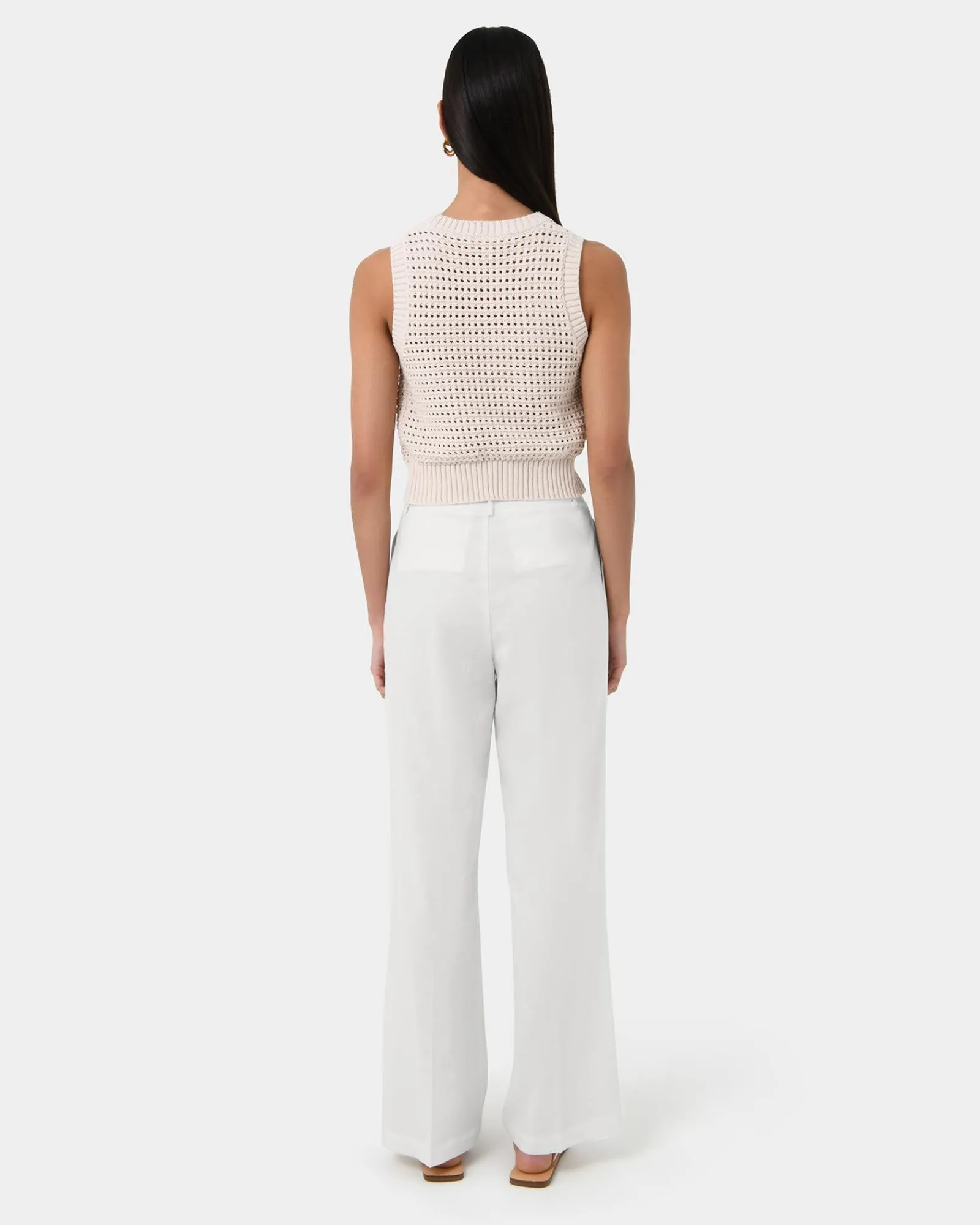 Forcast Quinta Open Knit Top* T-Shirts & Tops|Work Tops