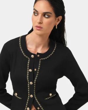 Forcast Rachel Chain Cardigan* Long Sleeve Tops|Work Tops