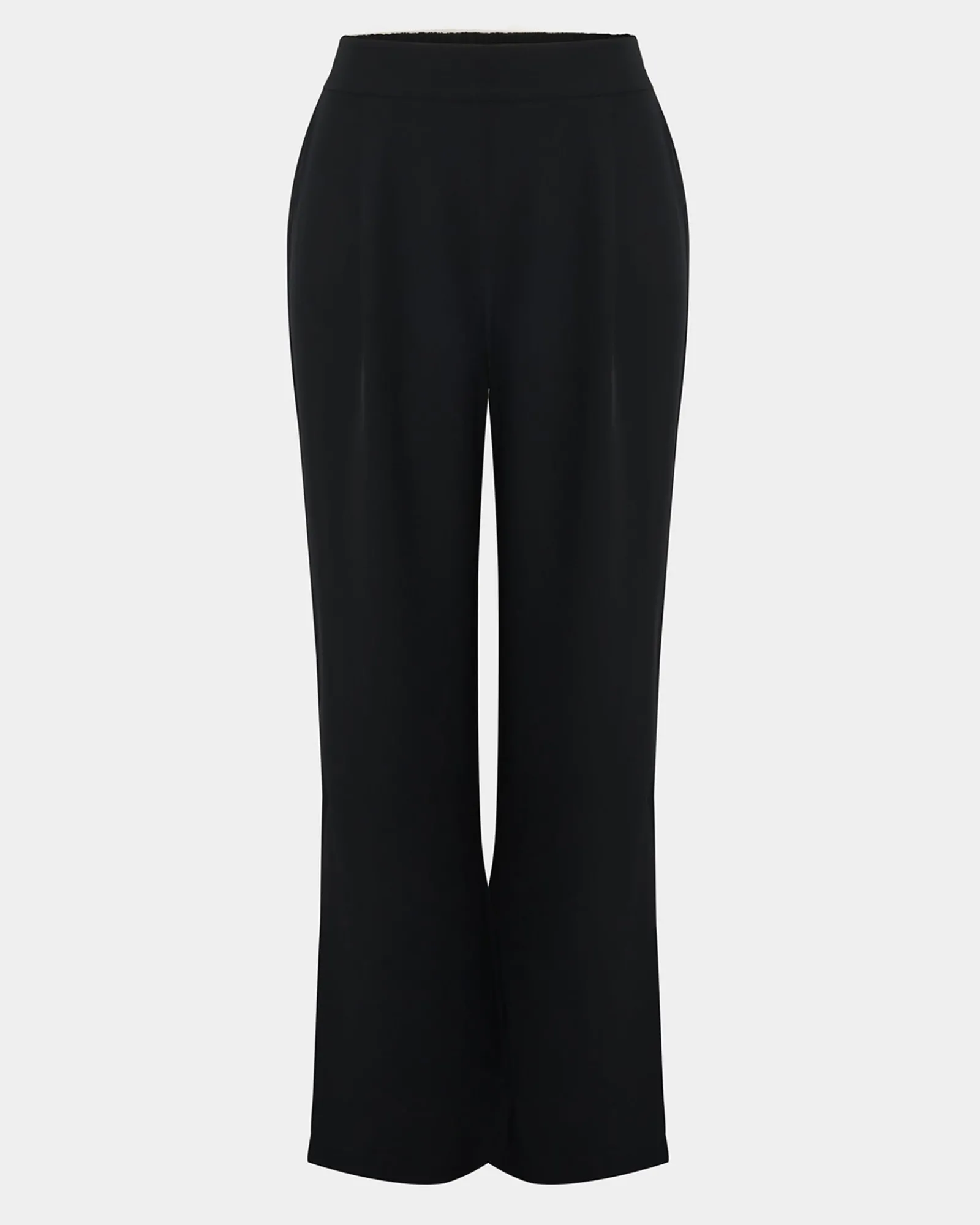 Forcast Rain Elastic Waist Pants* High-Waisted Pants|Straight Leg Pants
