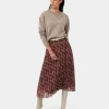 Forcast Rema Floral Pleated Skirt* Midi & Maxi Skirts|Work Skirts