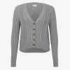 Forcast Rhodes Cable Knit Cardigan* Long Sleeve Tops|Work Tops