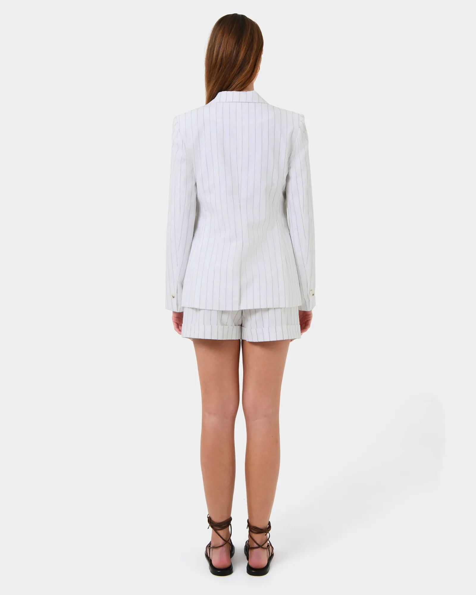 Forcast Ria Stripe Cotton Jacket* Conscious|Jackets & Blazers